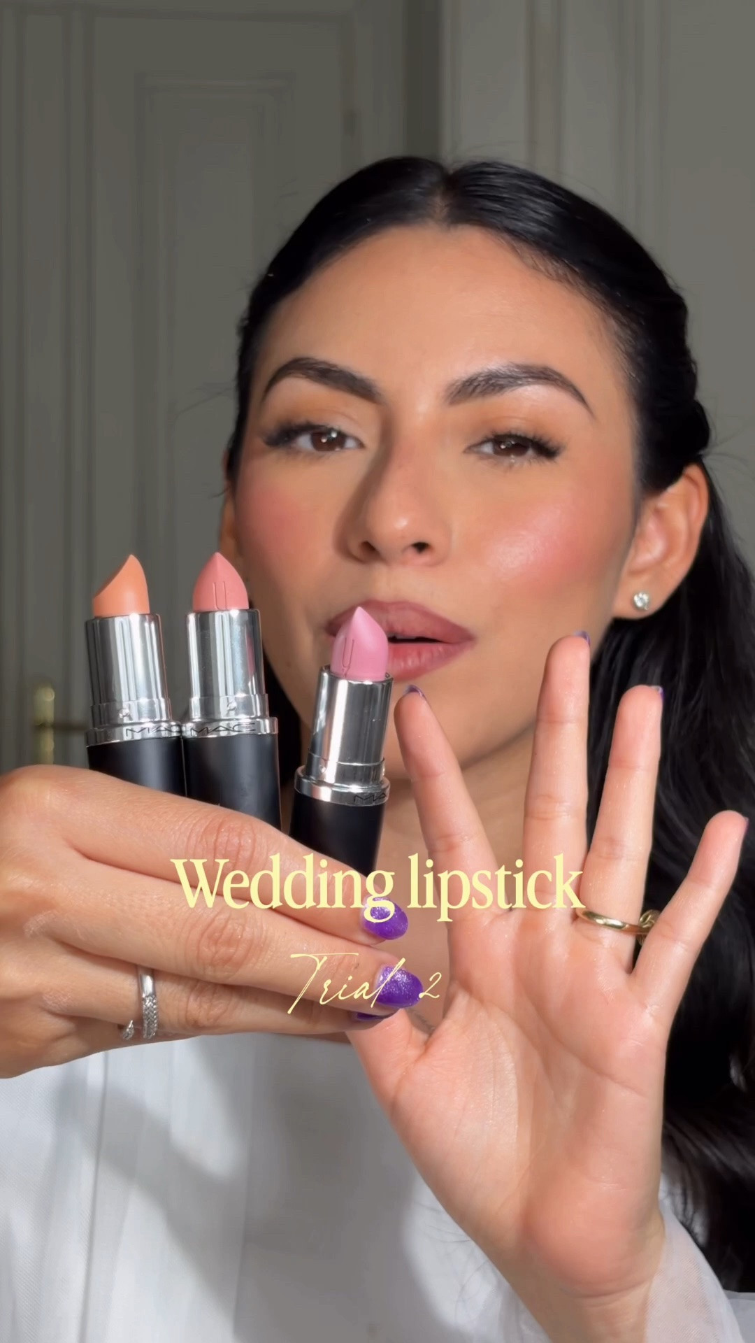 Bridal shades of lipstick 💍🩵

#LTKBeauty #LTKselfcare #LTKWedding