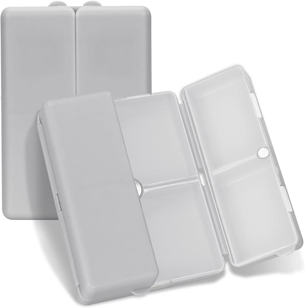 FYY Daily Pill Organizer,7 Compartments Portable Case Travel Organizer,Folding DesignPill Box for... | Amazon (US)