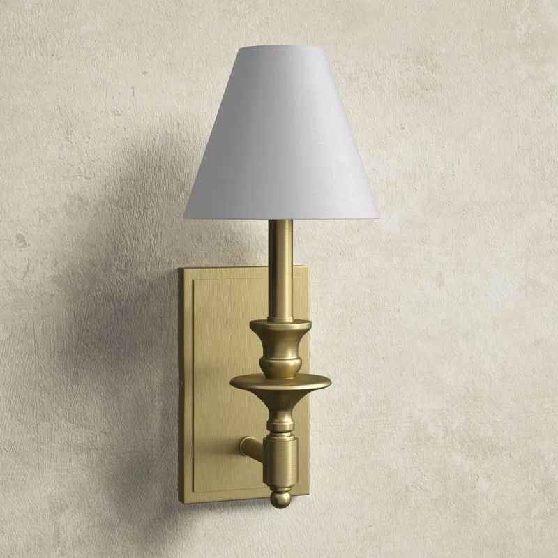 Alarins Stainless Steel Armed Sconce | Wayfair North America