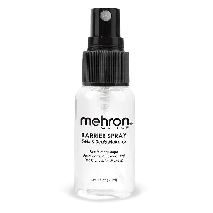 Mehron Makeup Barrier Spray | Makeup Setting Spray for Face 1 fl oz (29 ml) | Made in the USA | Amazon (US)