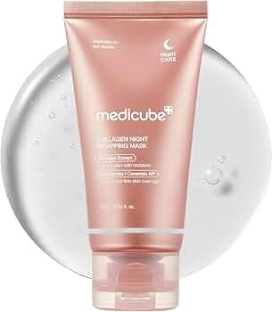 medicube Collagen Overnight Wrapping Peel Off Facial Mask Pack - Elasticity & Hydration Care, Red... | Amazon (US)