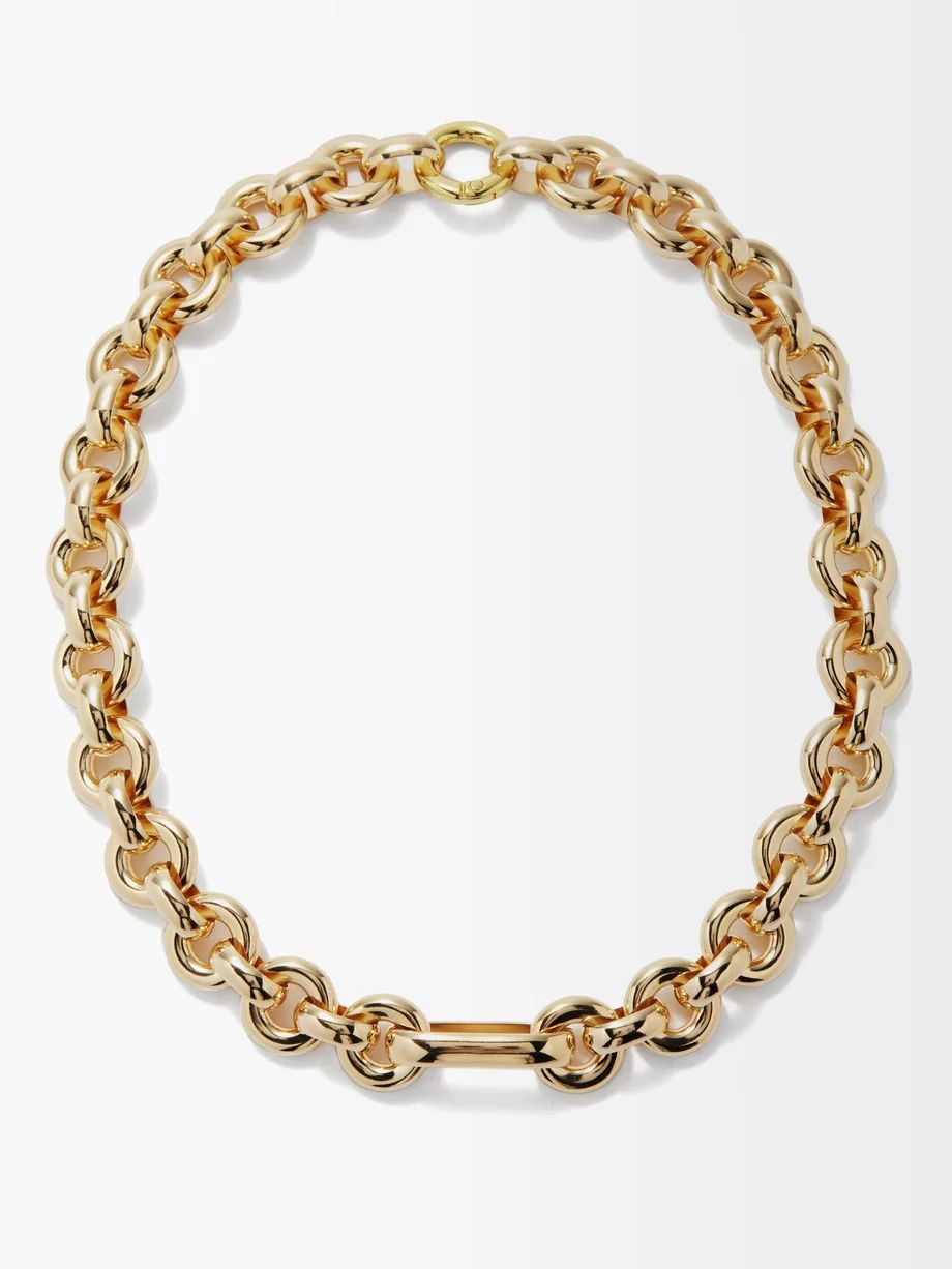 Cinzia 14kt gold-plated necklace | Matches (US)