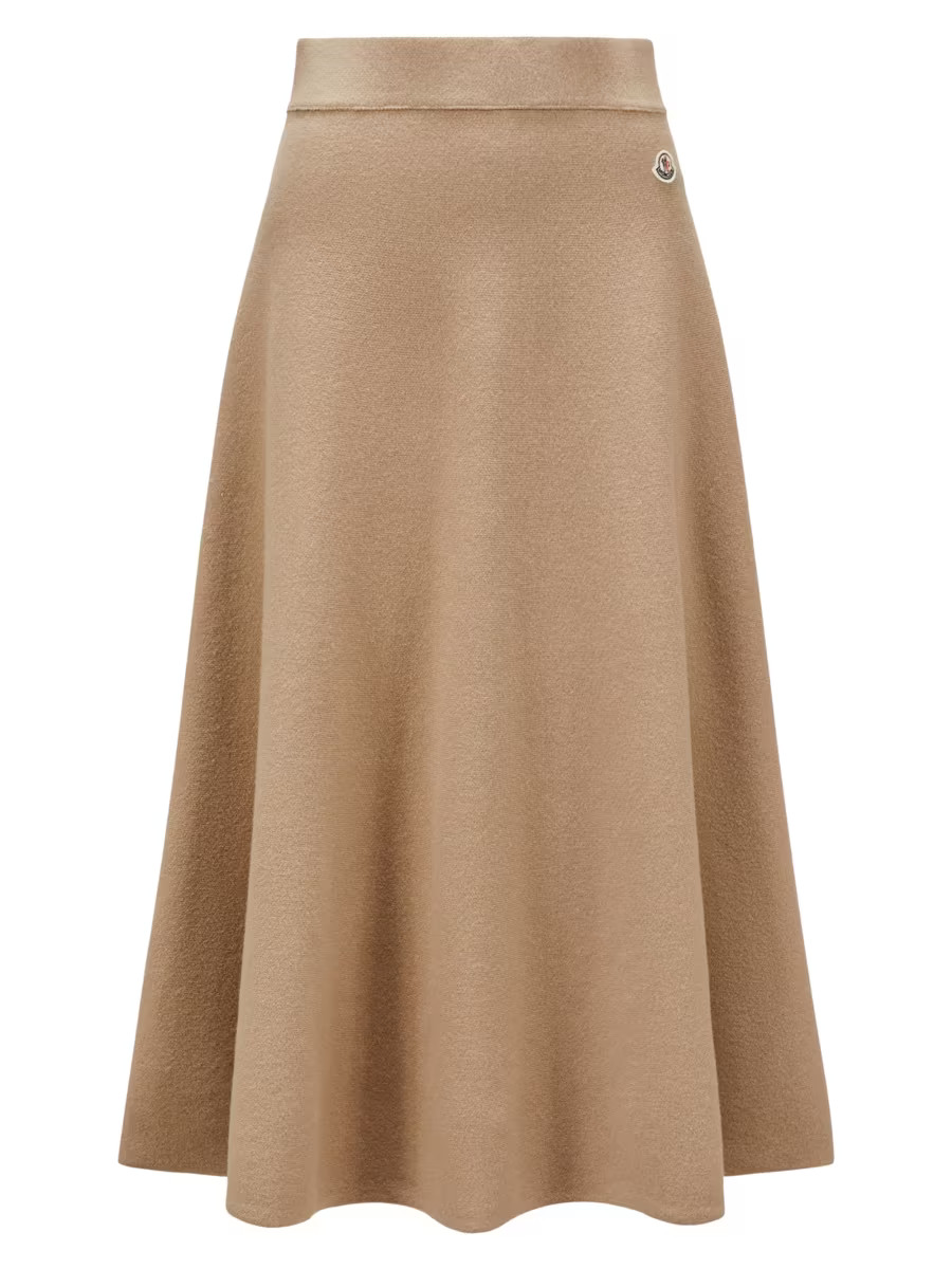 Carded Wool Midi Skirt | Saks Fifth Avenue