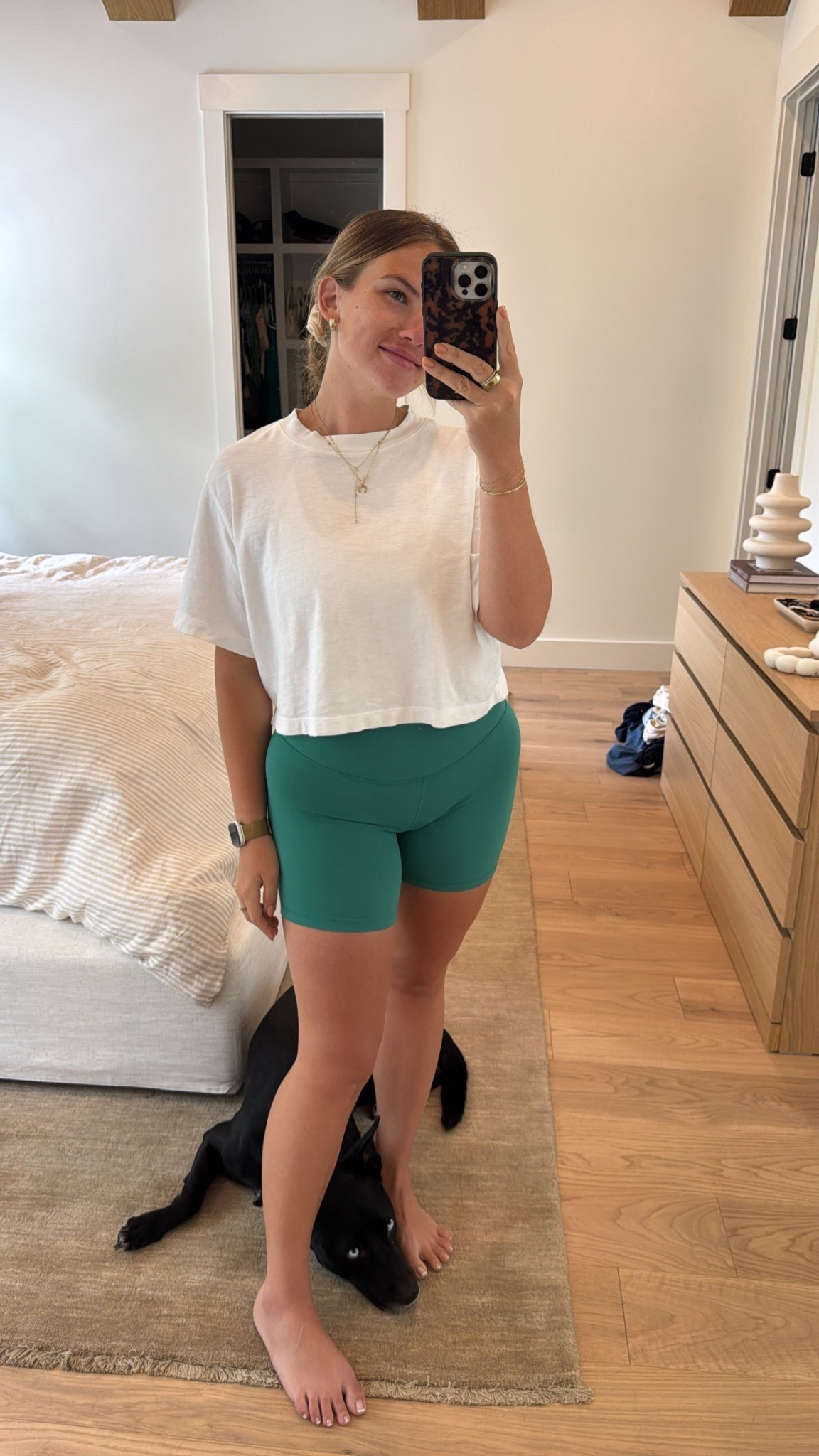 Obsessed with these Amazon biker shorts and this color 💚 runs TTS wearing a M. 

#LTKMidsize #LTKActive #LTKFindsUnder50