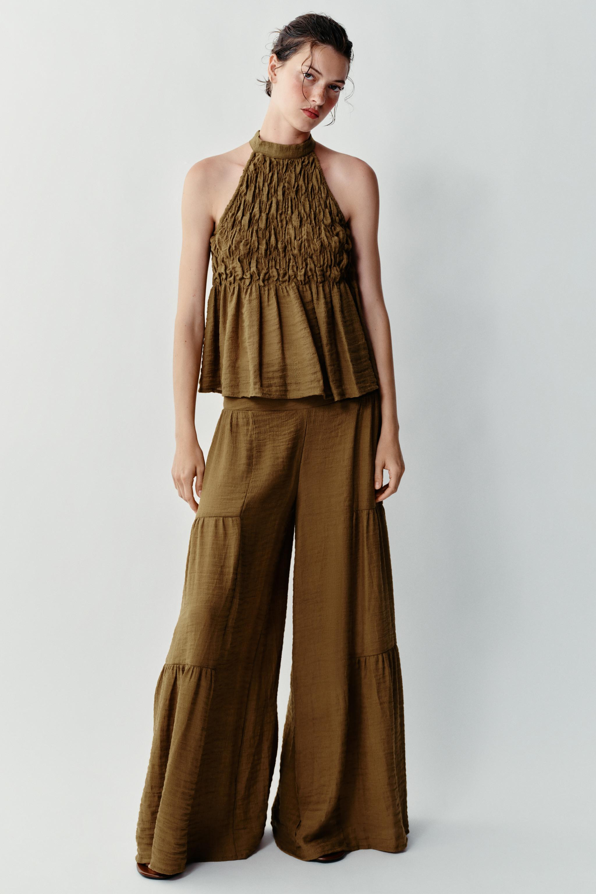 RUCHED HALTER TOP | Zara US