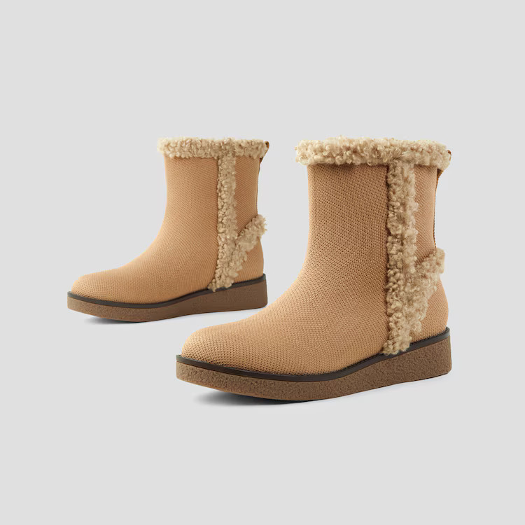 Faux Fur Ankle Bootie | VIVAIA