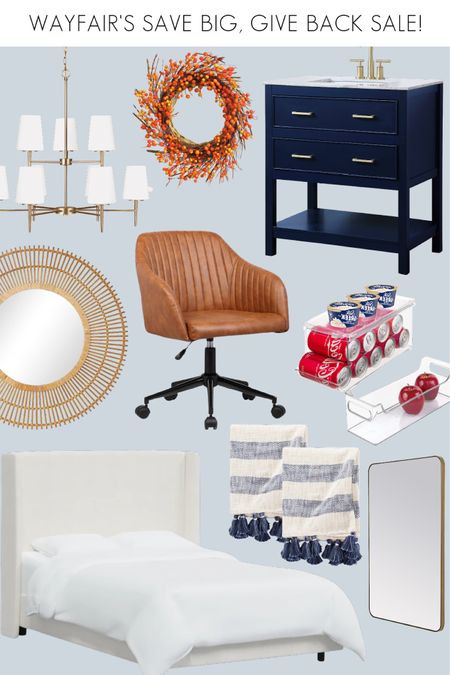 @Wayfair’s Save Big, Give Back Sale is here from 10/3 - 10/9! Get up to 70% off plus fast shipping on home deals that will help you create a space that’s just right! Up to 40% off seasonal decor, up to 50% off bathroom vanities, bedroom furniture, storage & organization, and home office furniture, up to 60% off lighting, and up to 70% off area rugs and wall art. I’ve linked a few of my favorite finds including several pieces I have in my own home! #wayfair #wayfairfinds #wayfairpartner

#LTKfindsunder50 #LTKsalealert #LTKhome