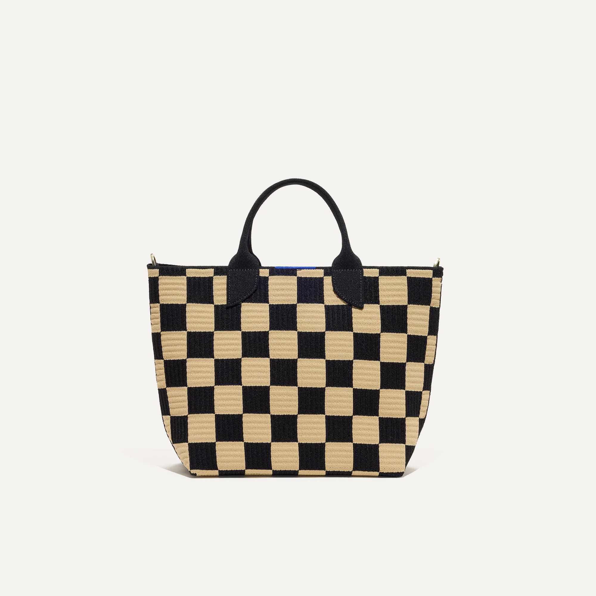 The Lightweight Petite Tote in Checker Classic | Rothy's | Rothy's