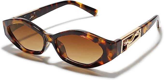 VANLINKER Small Irregular 90s Sunglasses for Women for Narrow Face VL9614 | Amazon (US)
