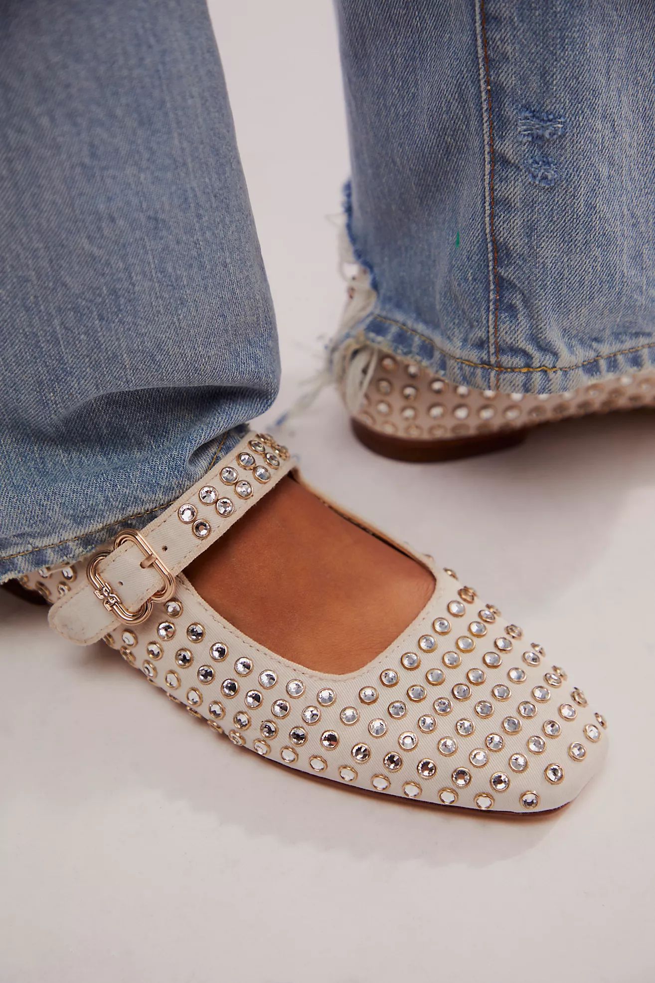 Gem Buckle Ballet Flats | Free People (UK)