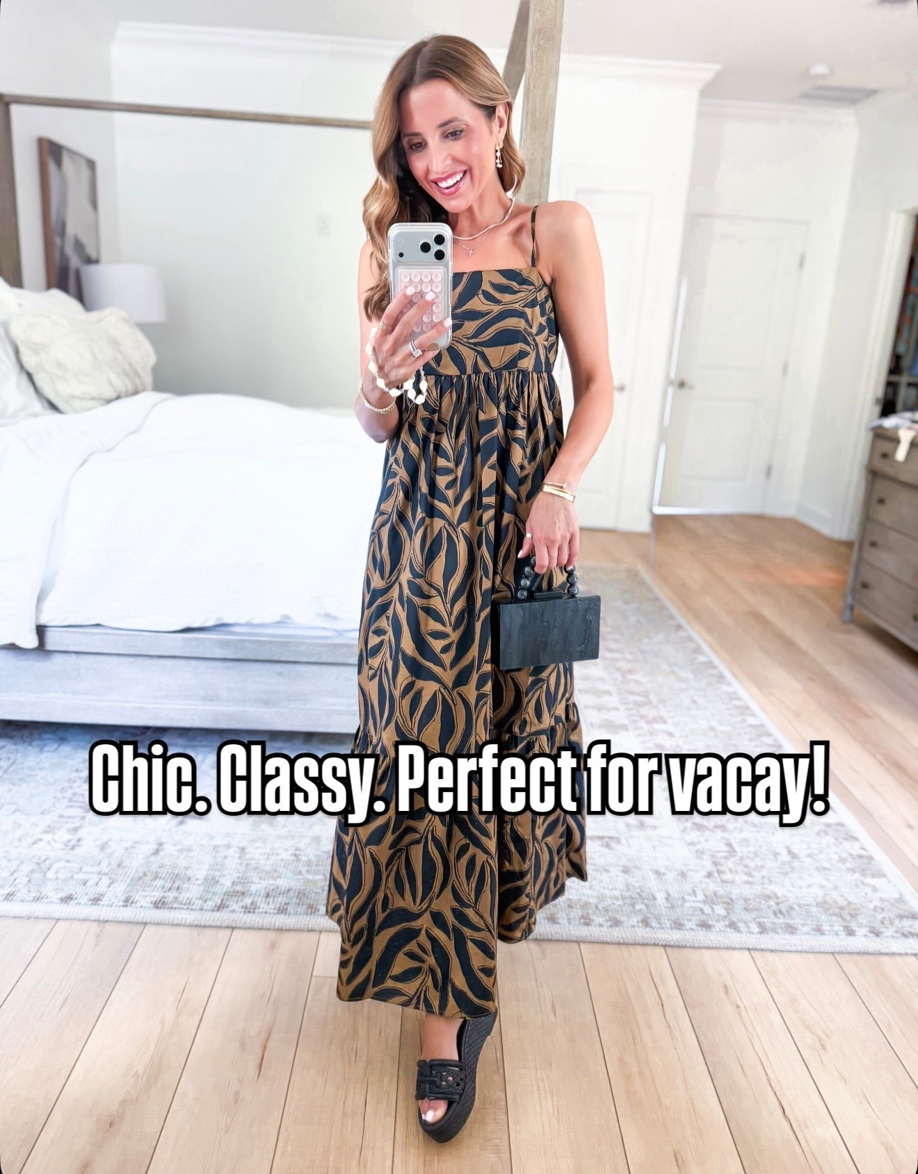 New Target arrivals for summer and early fall! Resort outfit. Resort dress. Vacation outfit. Vacation dress. Summer dress. Summer outfit. Wearing XS and has pockets and adjustable straps. I went up half a size in wedges.

#LTKootd #LTKTravel #LTKPetite