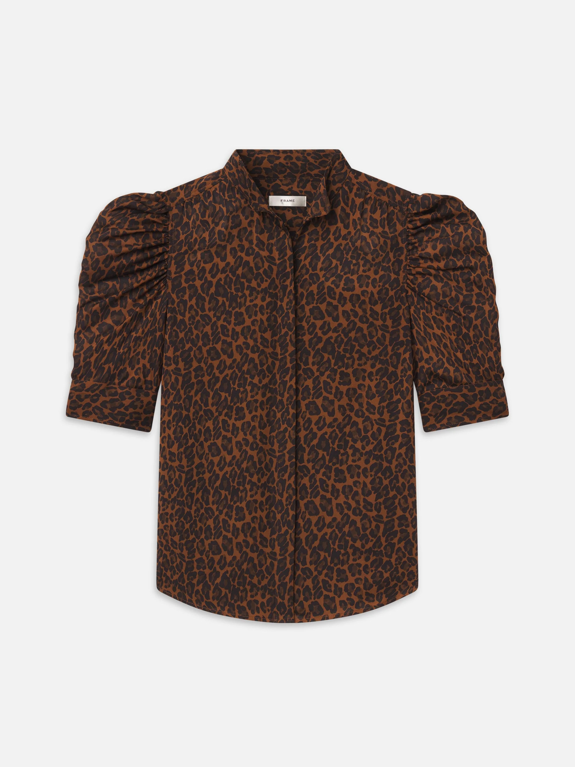 The Gillian Top -- Light Leopard Multi | Frame Denim