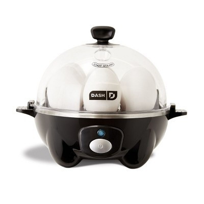 Dash 3-in-1 Everyday 7-Egg Cooker with Omelet Maker and Poaching - Black: Electric Egg Boiler, Hard Boiled & Poaching | Target