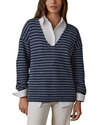 Faherty Miramar Deep V Sweater | Bloomingdale's (US)