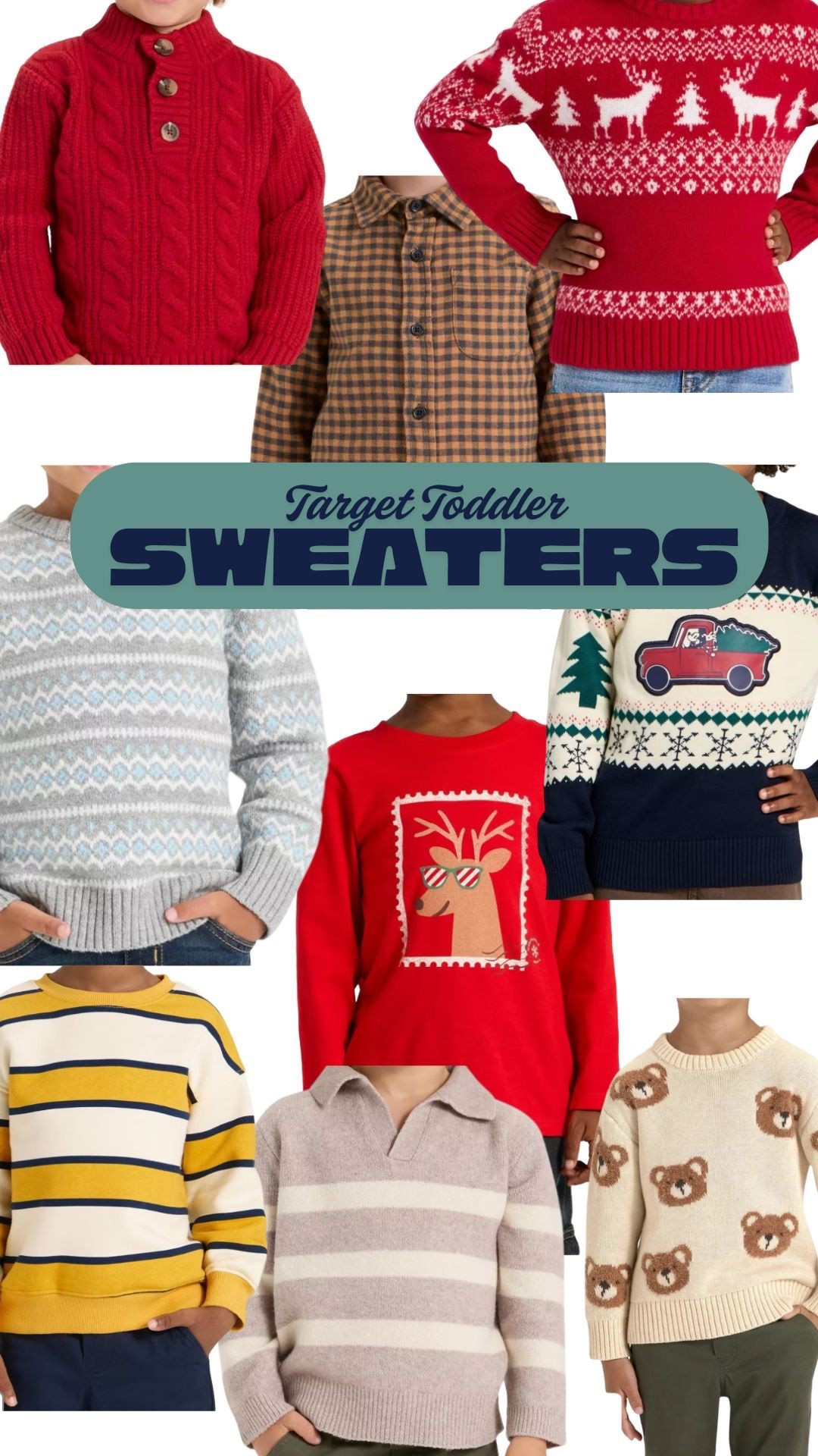 Some ADORABLE and AFFORDABLE sweaters for the boys this winter❄️❤️

#LTKGiftGuide #LTKCyberWeek #LTKHoliday