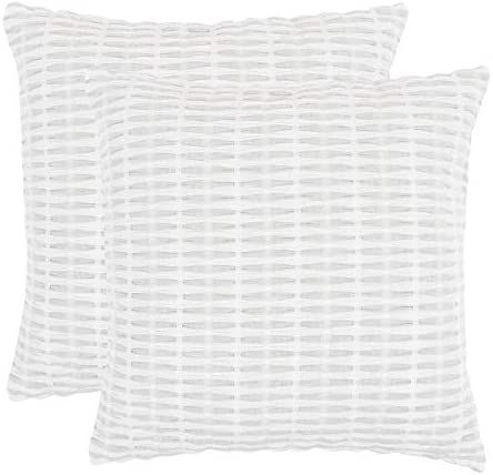 KAF Home Pleated Please Pillow Cover 20 x 20-inch 100-Percent Cotton | Set of 2 Pillow Covers (Sage  | Amazon (US)