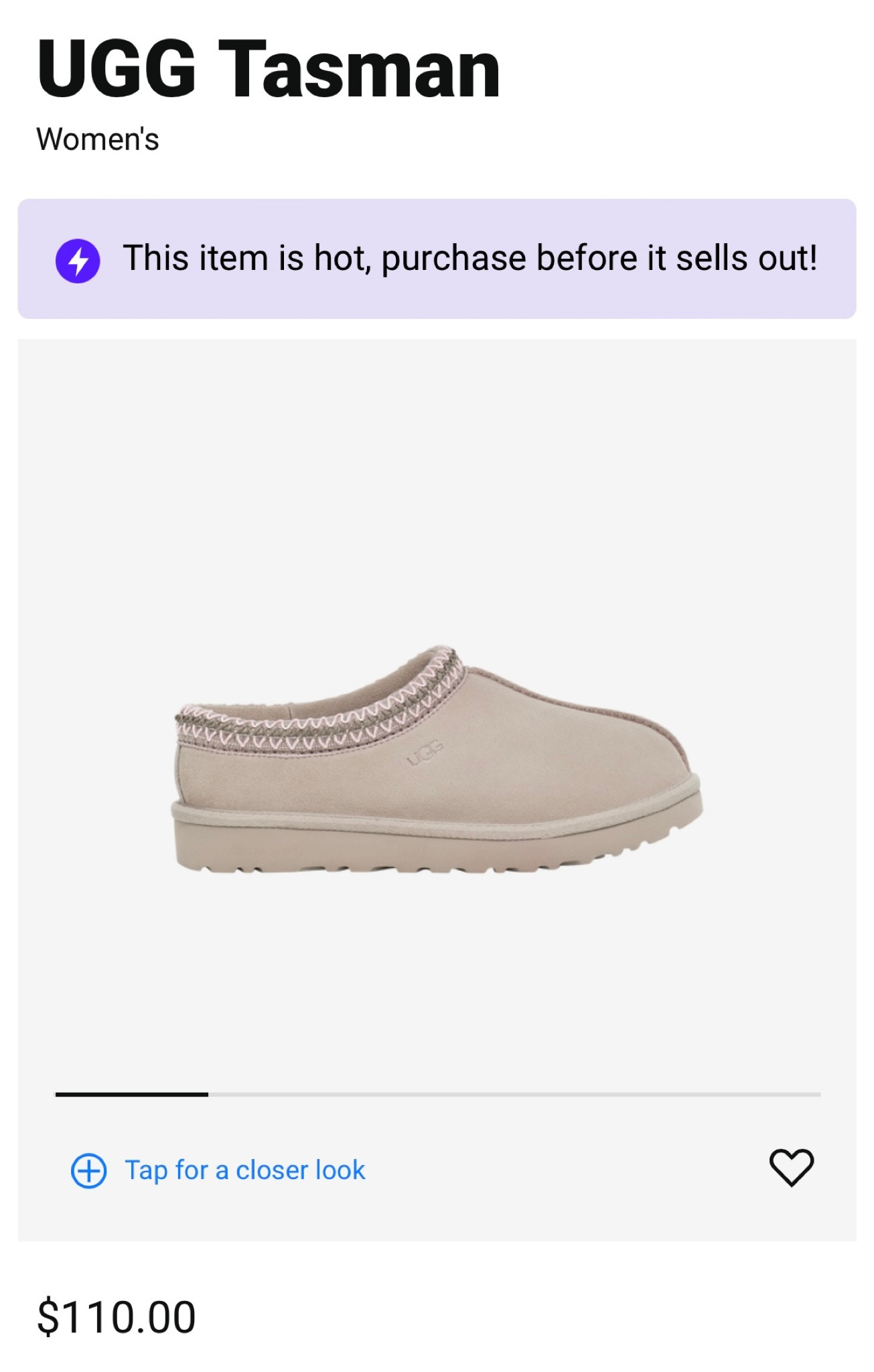 NEW Ugg Tasman color at Footlocker! 

Ugg Tasman slipper, Ugg Tazz, fall footwear 

#LTKSeasonal #LTKshoecrush #LTKGiftGuide