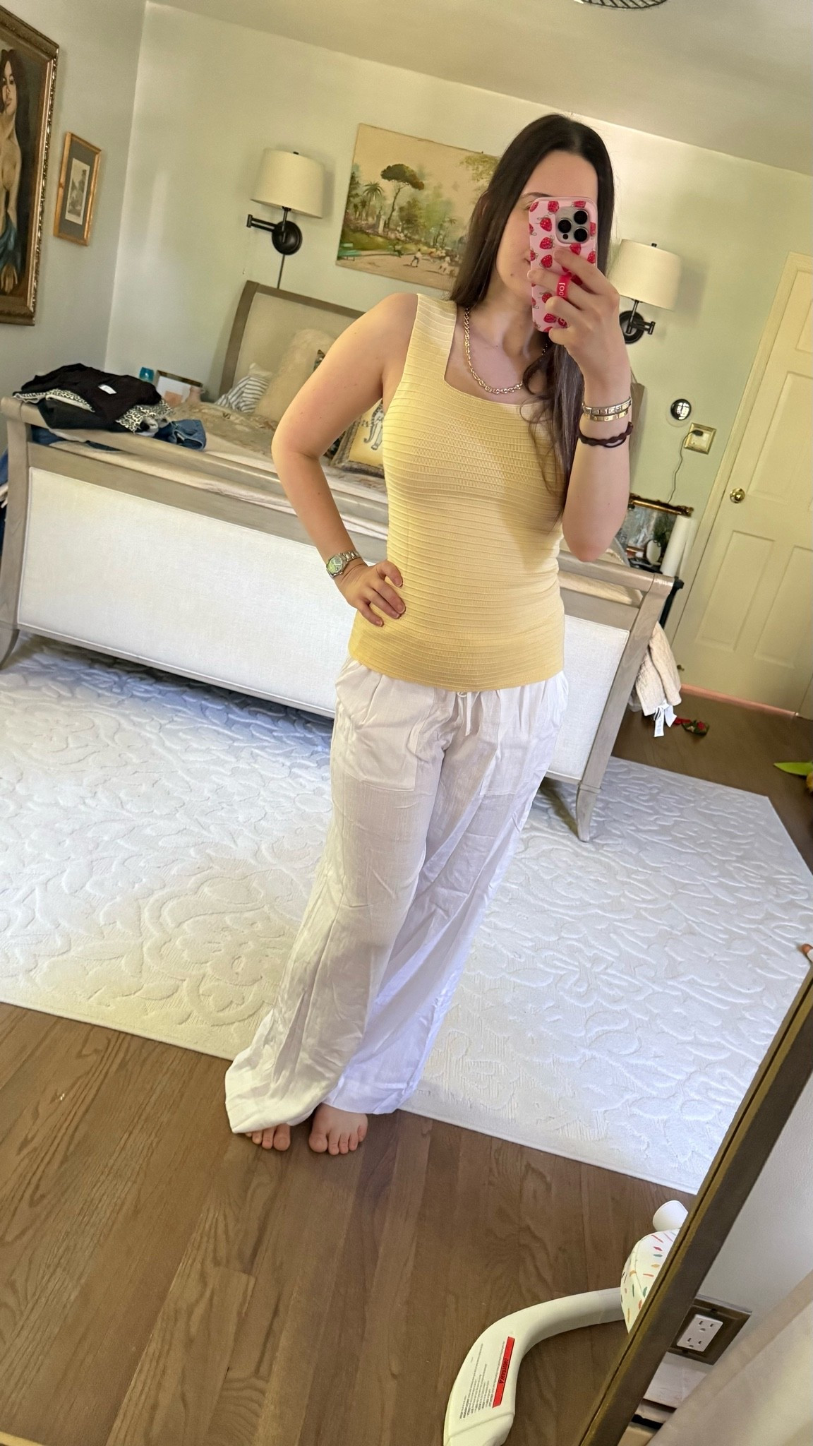 Amazon fitted textured tank. Wearing a size medium

#LTKgrwm #LTKmomlife #LTKootd