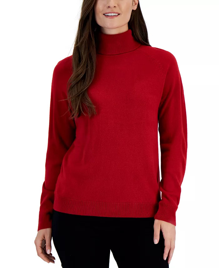 Women's Luxesoft Turtleneck Top, Created for Macy's | Macy's