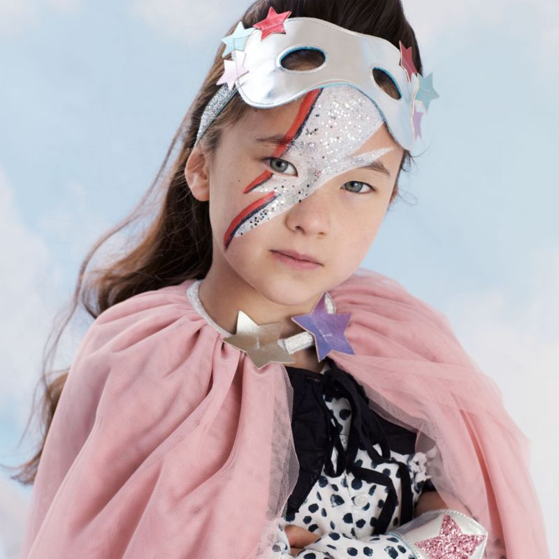 Meri Meri Pink Kids Superhero Costume | Crate & Kids | Crate & Barrel