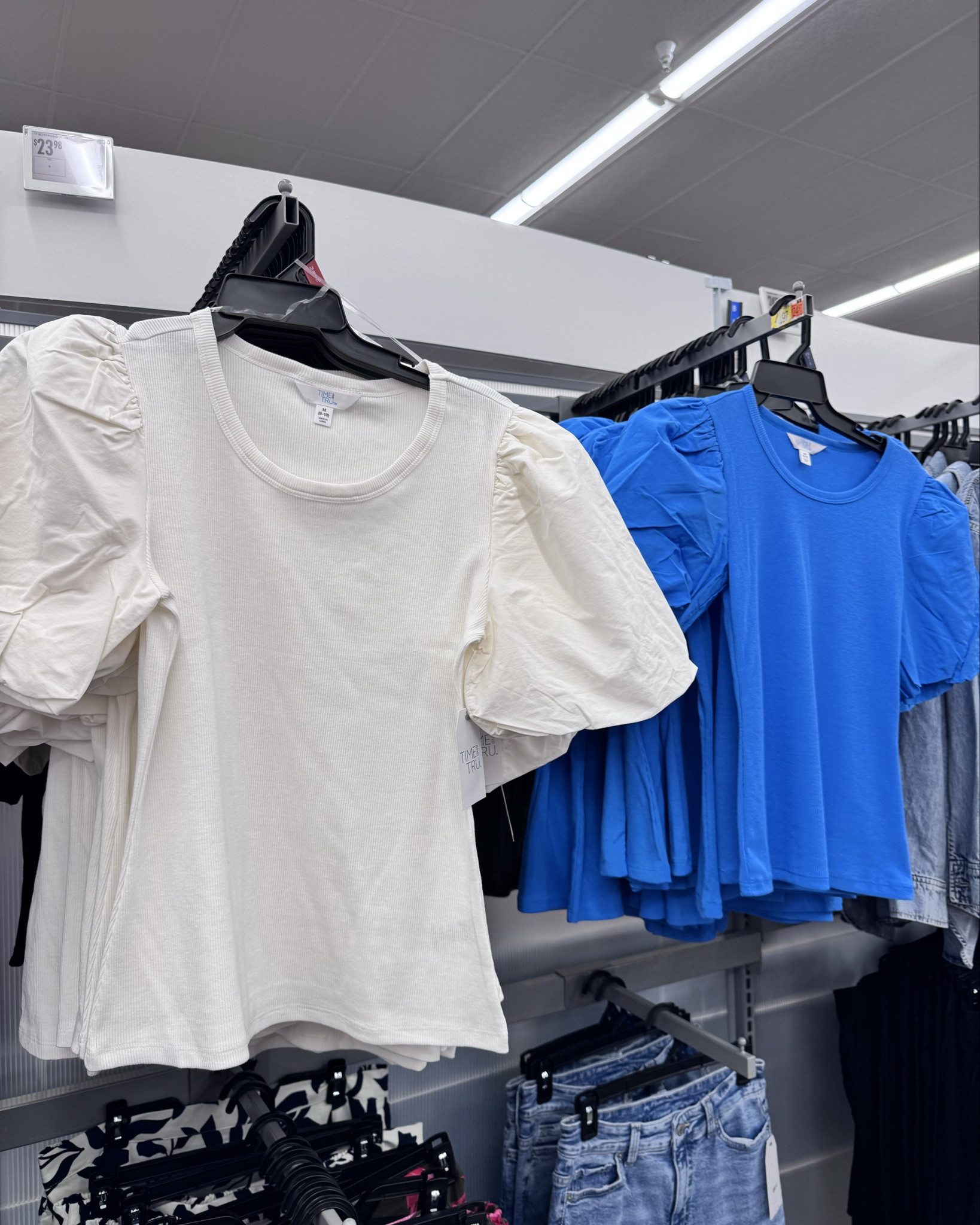 Time And Tru Mixed Media Top with Short Puff Sleeves

#LTKFindsUnder50 #LTKStyleTip