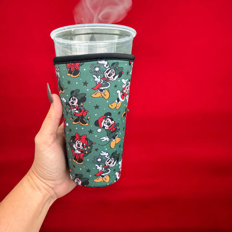 Christmas Mouse | Coffee Cozy | Drink Sleeve | Etsy (US)