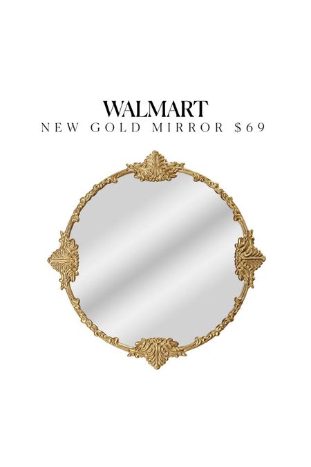 New gold mirror perfect for layering! 🌟 Walmart new arrivals beautiful mirror ornate mirror glam decor fireplace mirror entryway bathroom gold decor fall decor anthropologie look for less mirror dupe 

#LTKstyletip #LTKhome #LTKsalealert