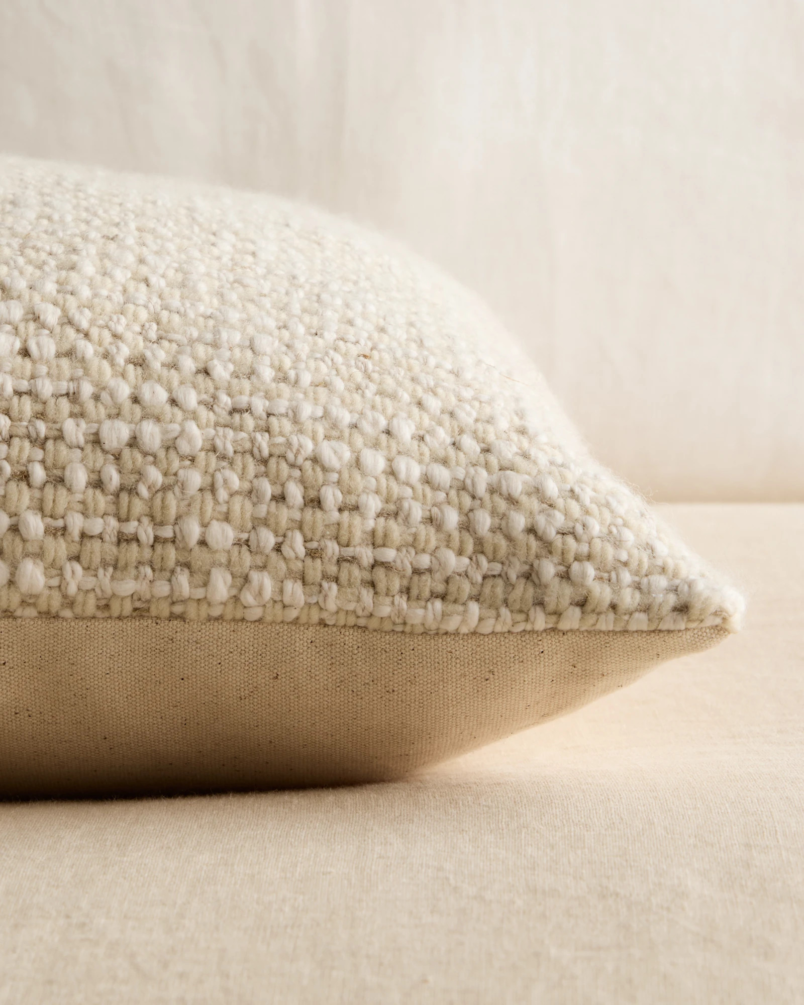 Wool Linen Textured Pillow Cover (Set of 2) | Quince