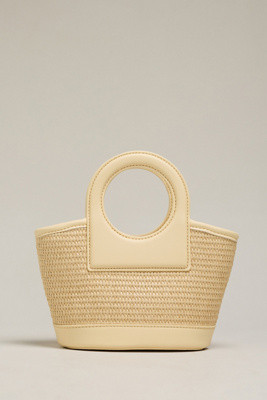 Melie Bianco Carson Raffia Handbag | Anthropologie (US)