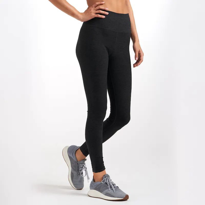 Clean Elevation Legging-Long | Black Heather | Vuori Clothing