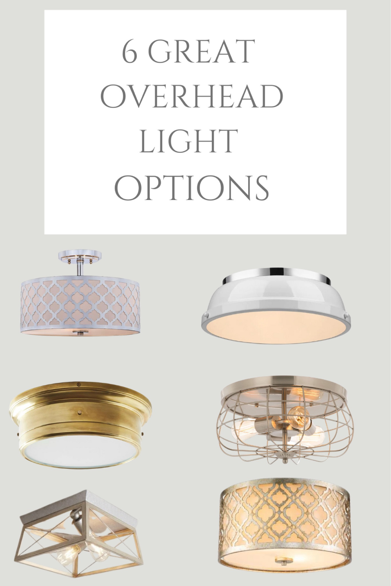 ✨6 great overhead light options…where do you find great lights?!

#LTKFind #LTKhome