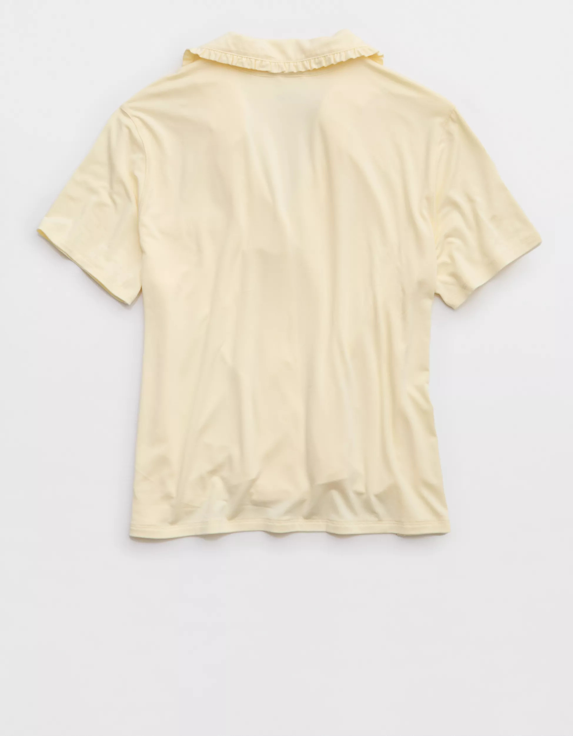 Aerie Real Soft® Ruffle Pajama Shirt | Aerie