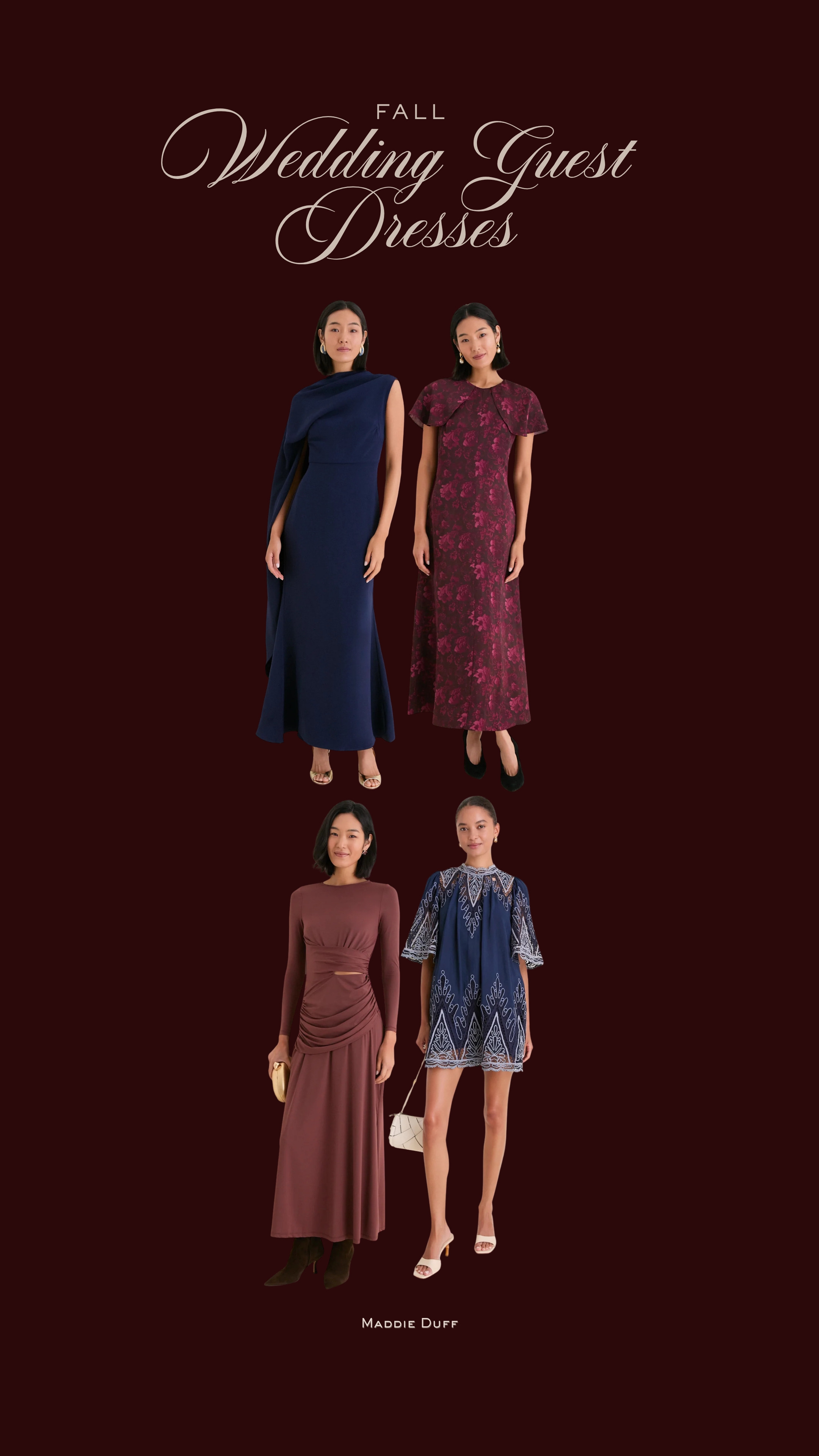 If you're headed to a wedding this fall, I'm loving this wedding guest dresses!

fall wedding guest dresses, fall wedding, event dresses for fall 

 #LTKootd #LTKWedding