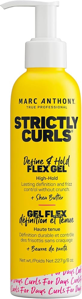 Marc Anthony Hair Styling Gel for Curly Hair, Strictly Curls - Long Lasting Strong Hold Curl Defi... | Amazon (US)