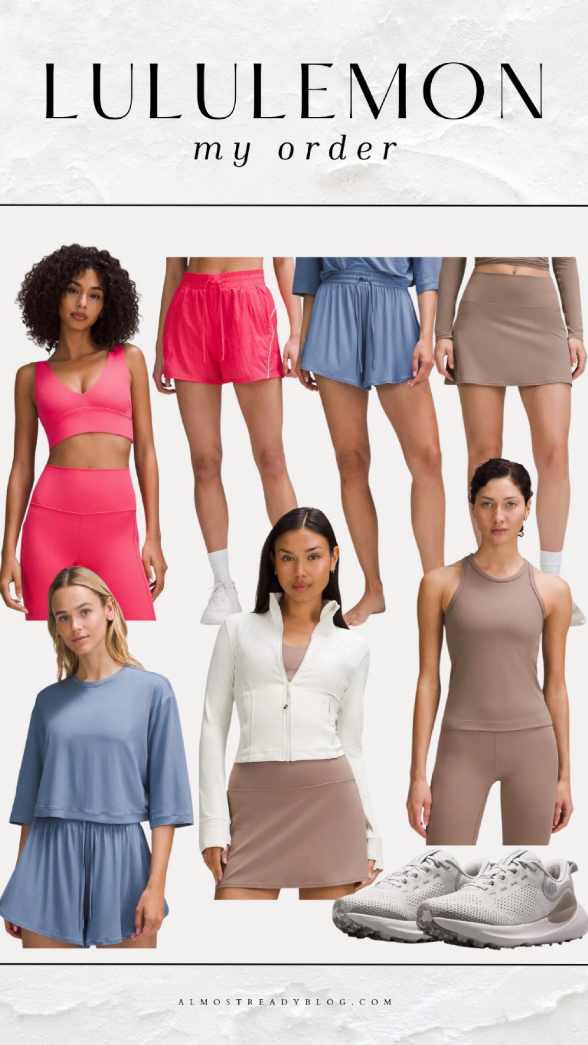 Lululemon my order, athletic tanks, athletic shorts, skort, gym outfit, workout outfit 

#LTKFindsUnder100 #LTKFindsUnder50