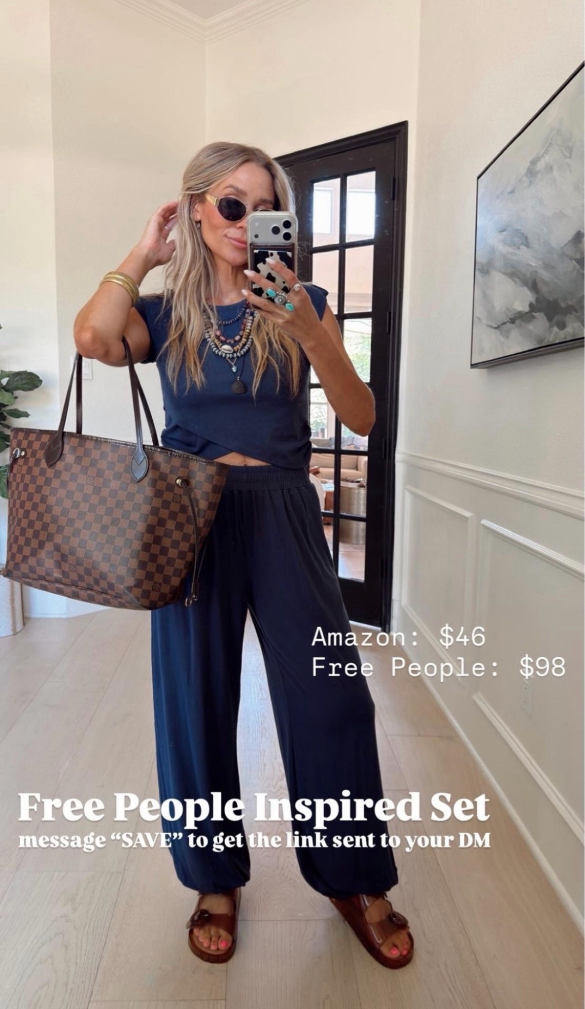 🤍 This FP inspired lounge set is literally half the price at Amazon 🫣✨🤍 you can totally dress it up or down depending on where you are wearing it.

I ordered my tts (small)

5’5” // 120 lbs