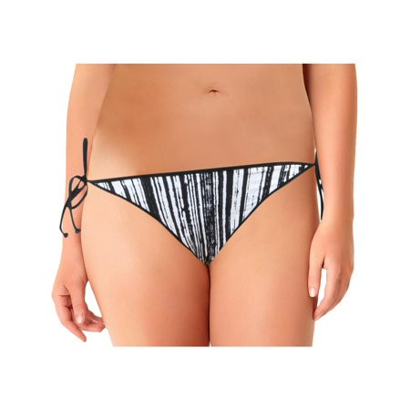 Volcom Womens Hipster Reversible Bikini Swim Bottom B/W XL | Walmart (US)