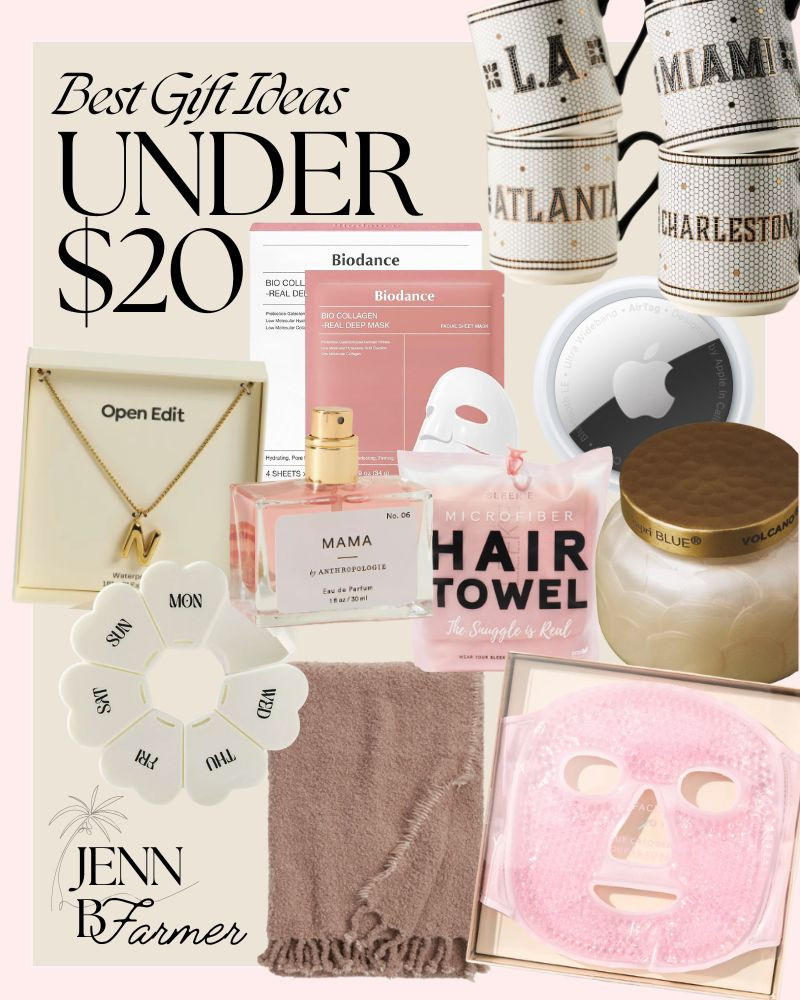 Best gifts ideas under $20!! They make for great whit elephant gifts and stocking stuffers!



gift guide, under $25, last minute gifts, Christmas shopping, trendy gifts, skincare, Nordstrom finds, Anthropologie, airtag, throw blanket, necklace, gifts for her, stocking stuffers, white elephant gifts


 

 #LTKGiftGuide #LTKHoliday #LTKFindsUnder50