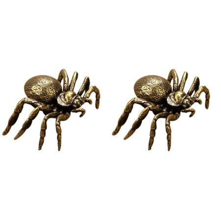 Brass Spider Insect Decor Toy Metal Animal Spider Good Decorative Sculpture Art Wall Luck Feng Statu | Walmart (US)
