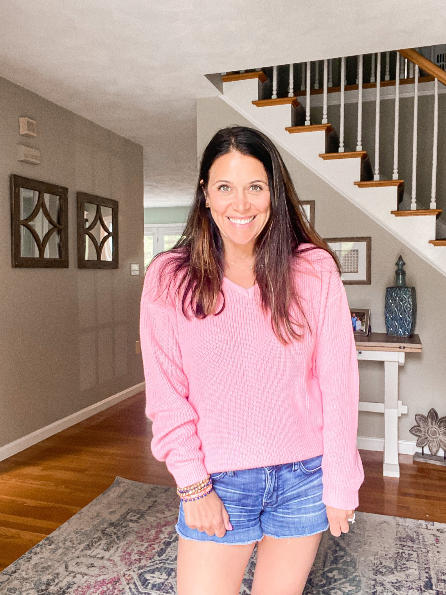 Another day another summer sweater. This one is so cute & so comfy! Lots of colors to choose from & very affordable! I plan to live in this one!! 

#LTKunder50 #LTKFind #LTKSeasonal