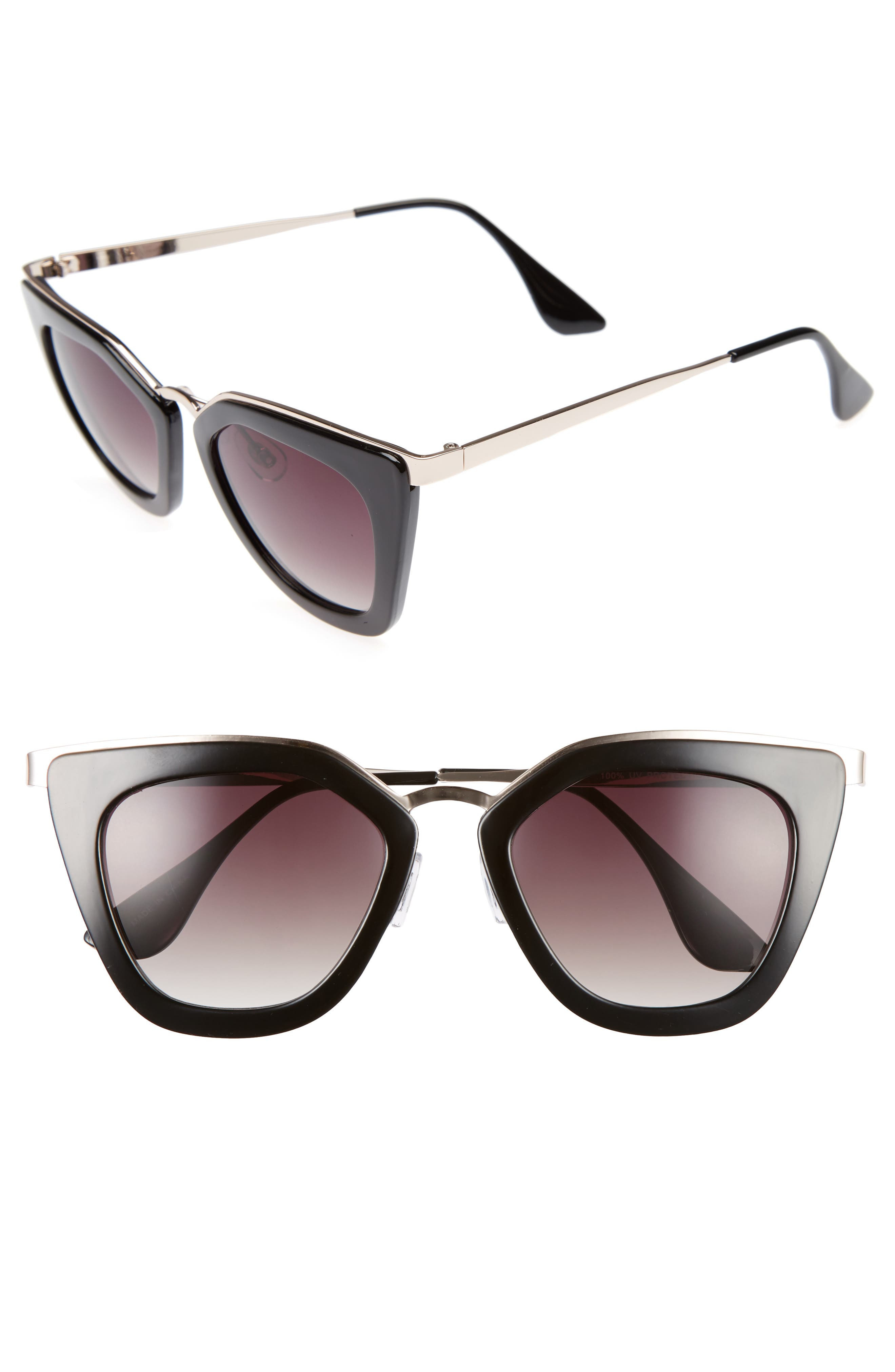 52mm Cat Eye Sunglasses | Nordstrom