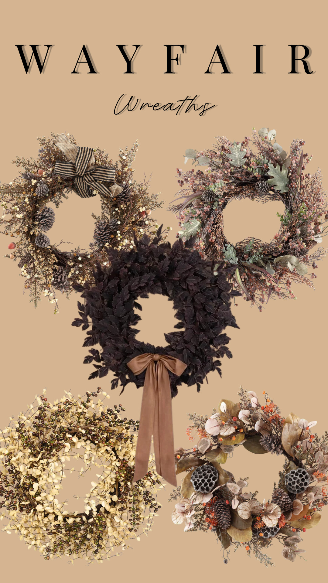 Gorgeous Fall Wreaths from Wayfair! 

 #LTKHome #LTKSaleAlert