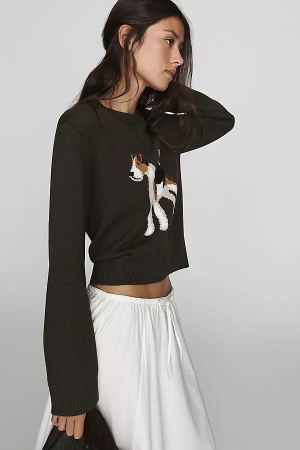 Barbour x Anthropologie Joyce 100% Cotton Sweater | Anthropologie (US)