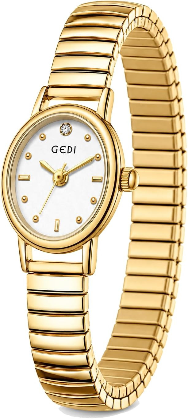 MASTOP Petite Gold Watches for Women Expansion Band Diamond | Amazon (US)