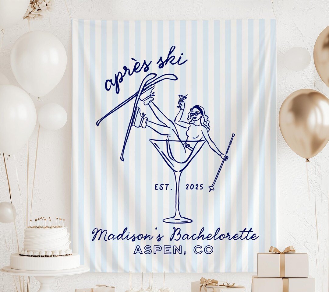 Après Ski Bachelorette Banner, Apres Ski Backdrop, Ski Bachelorette Decorations, Winter Bachelor... | Etsy (US)