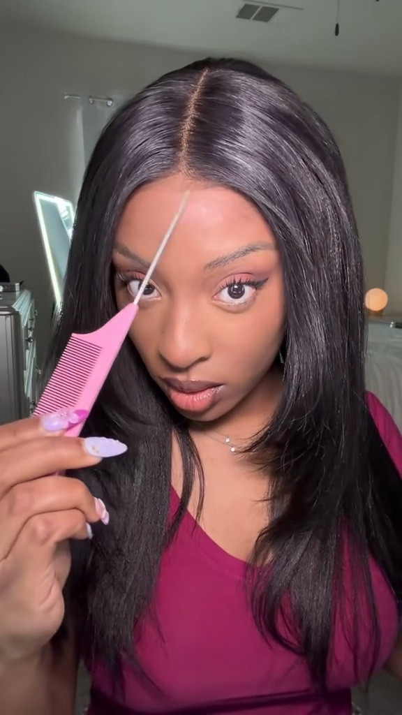 Love when the wig is actually glueless right out the package. This is ISEE hairs layered glueless talk straight wig #gluelesswig #closurewig #lacefrontwig #yaki #beginnerfriendlywig #beginnerwig

#LTKgrwm #LTKBeauty