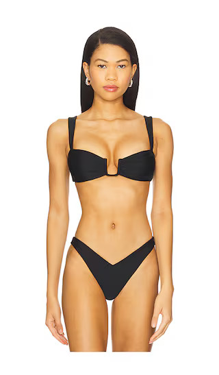 x REVOLVE Janette Top in Black | Revolve Clothing (Global)