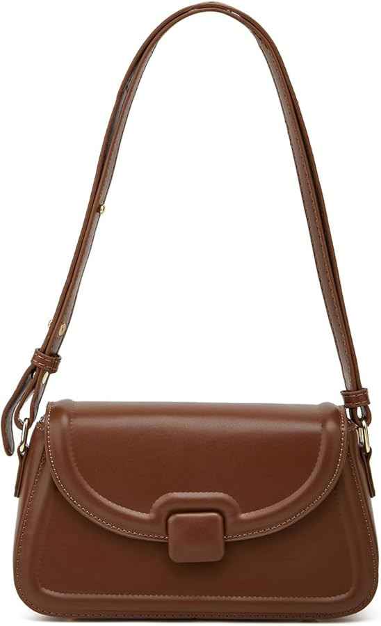 Crossbody Bags for Women Vintage Clutch Purses Shoulder Bag Classic Underarm Bag Soft PU Leather | Amazon (US)