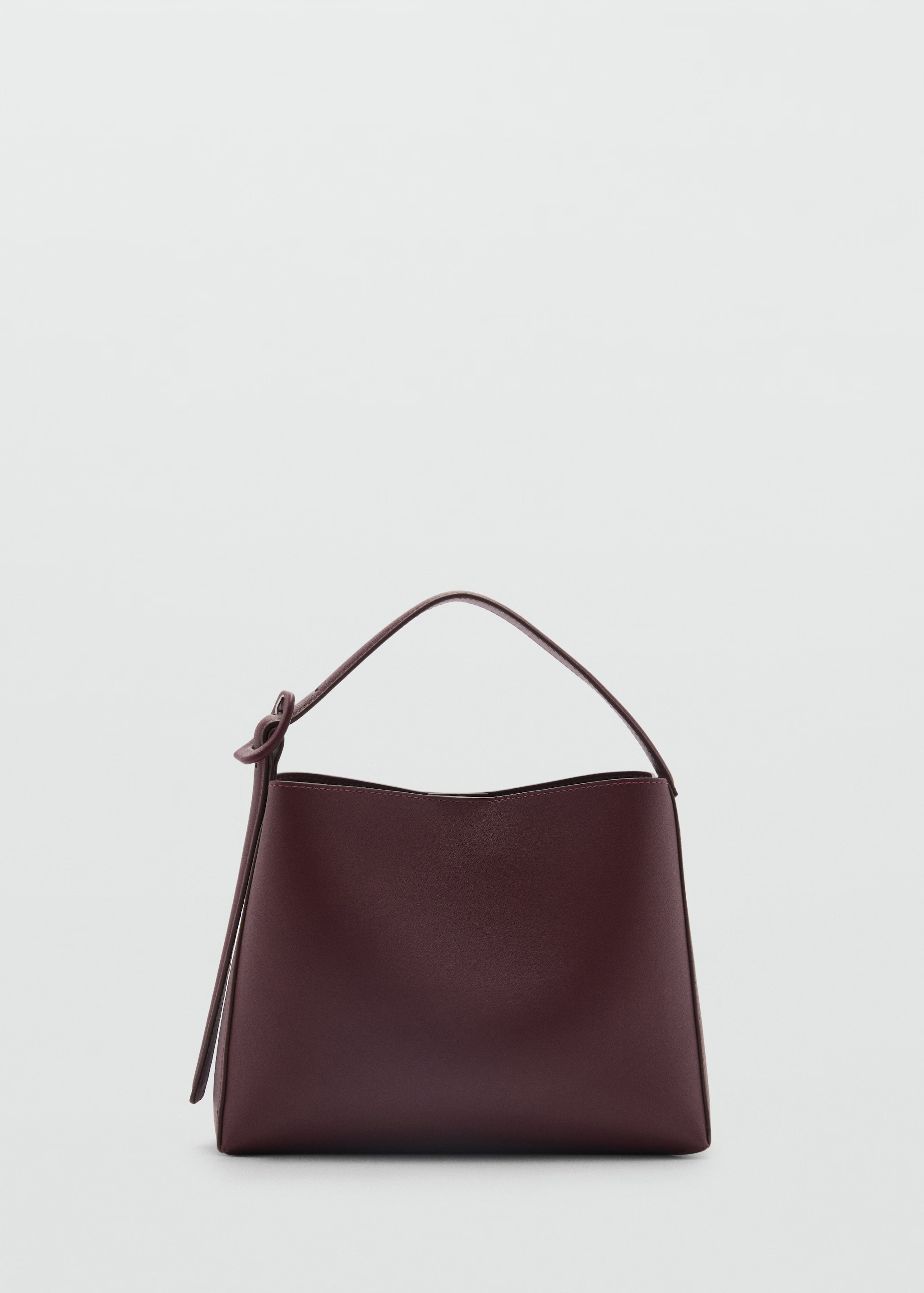 Mini shopper buckle bag - Women | MANGO USA | MANGO (US)