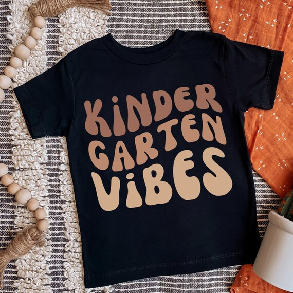 Kindergarten shirt, First Day of school shirt, Kindergarten vibes tshirt, custom shirt, Back to s... | Etsy (CAD)